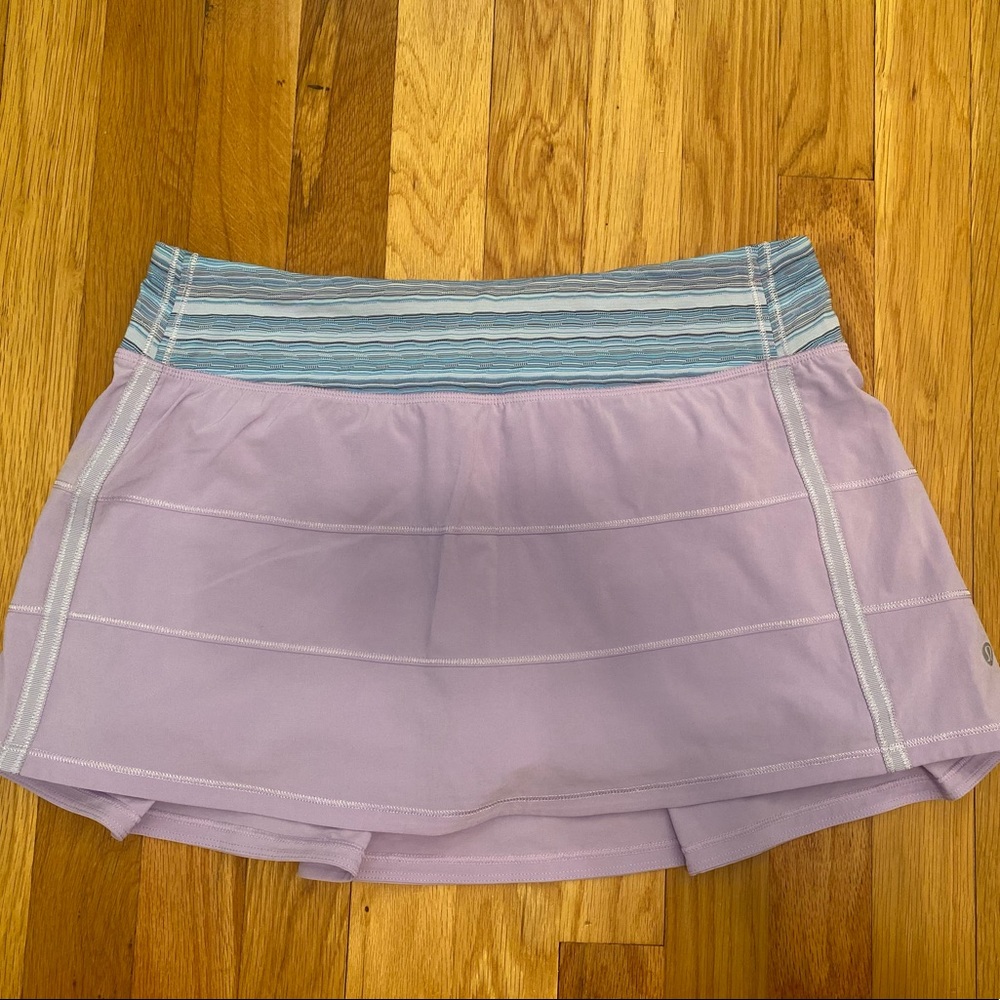 Lulu lemon lilac purple skirt with shorts built in